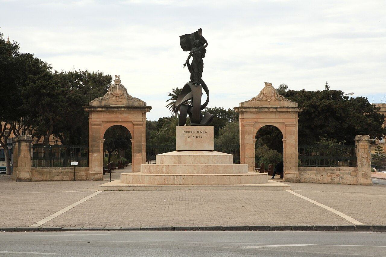 The Independence Monument in Floriana
