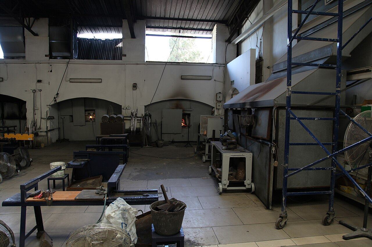 The glassblowing workshop of Mdina Glass at Ta’ Qali